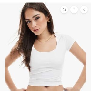 Hollister scoop neck tee